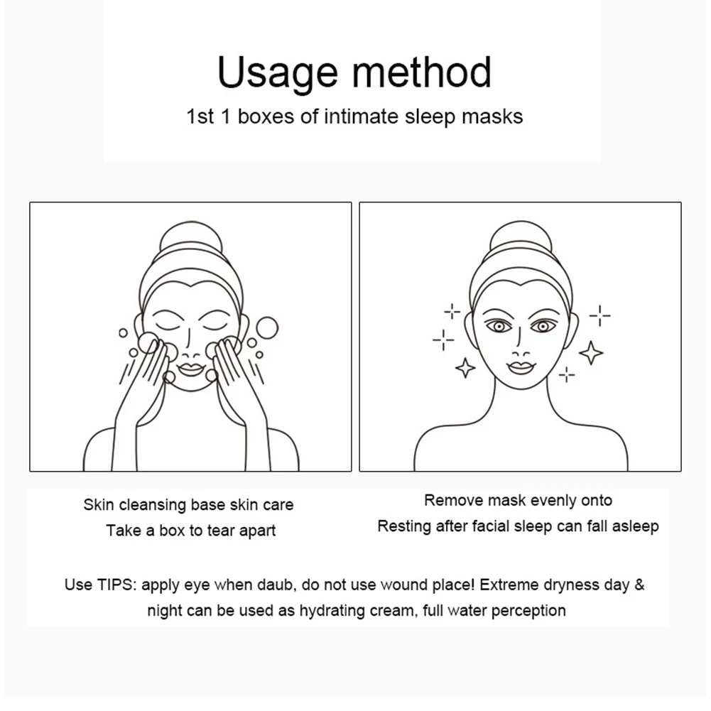 8 шт. увлажняющая маска для сужения пор|Средства ухода и маски| |