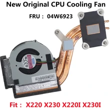 New Original CPU Cooling Fan Heatsink for Lenovo ThinkPad X230 X230i  X220 X220I FRU:04W0435 04W6921 04W6922 04W6923