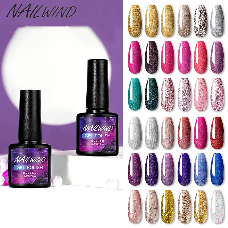 Платиновый гель NAILWIND для ногтей гибридный лак маникюра базовое и верхнее