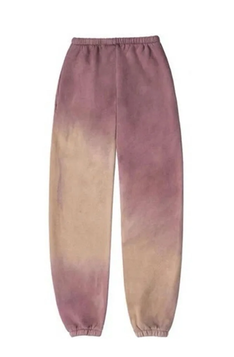 Брюки спортивные унисекс из плотного материала с принтом кактуса и растений |