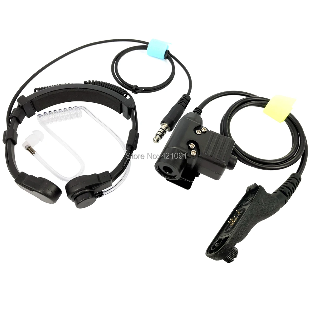 Тактическая сверхмощная гарнитура с микрофоном U94 PTT для Motorola MTP850S XIR P8268 P8200 APX4000