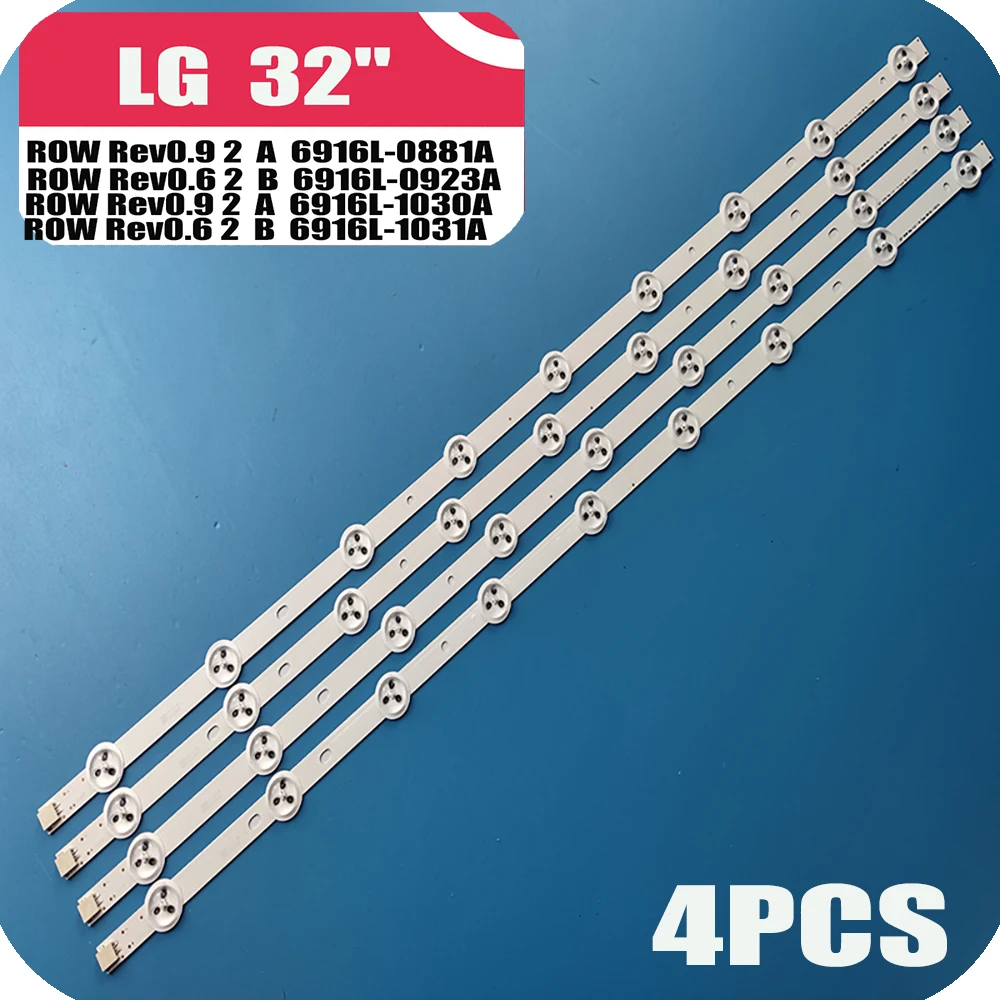 

Светодиодная лента для подсветки LG 32PHG4900 LE32D1352 32LM340T 32LM3400 32LS3400 6916L-0923A 0881A 1030A 1031A 32PFL3507 32LM340T, 4 светодиодный т.
