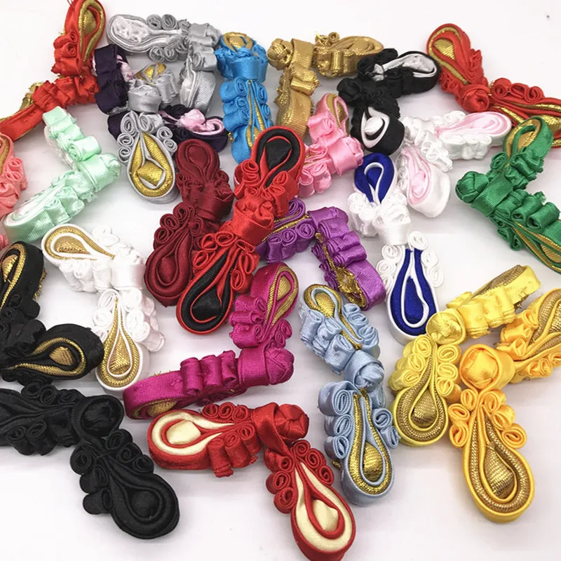 5 звёзд китайские пуговицы застежка с узлом шесть оборотов лютовая форма Ручное