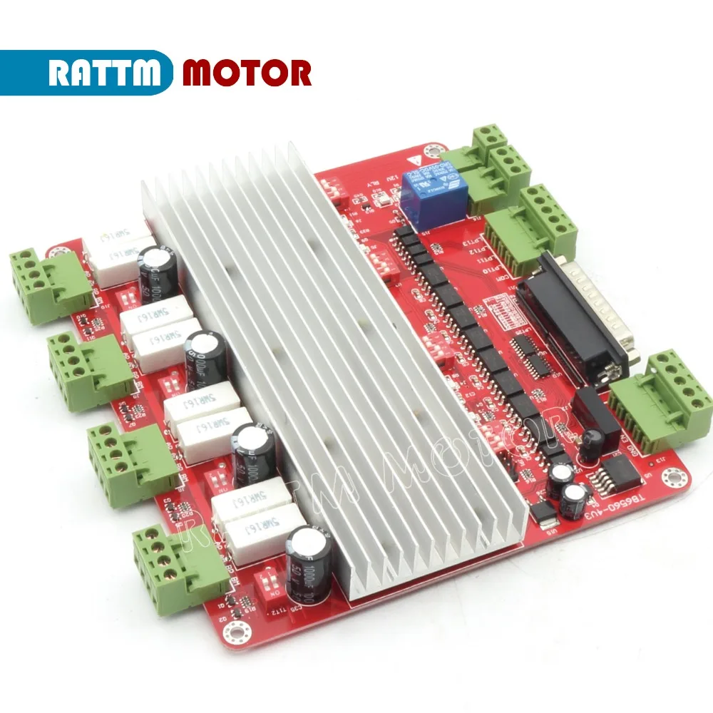 Из ЕС/Бесплатная НДС 4 NEMA23 270oz in 1.8N шаговый двигатель 3A & оси TB6560 контроллер драйвер