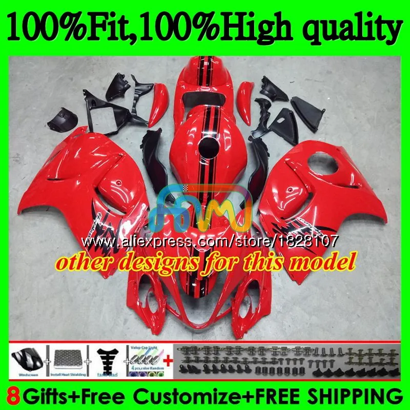 Инъекция для SUZUKI Hayabusa GSXR1300 08 09 10 11 12 56b. 44 GSX-R1300 GSXR 1300 2008 2009 2010 2011 красный белый