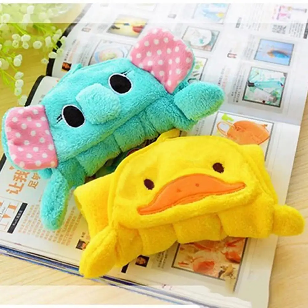 Милое детское мягкое полотенце для рук плюшевое с мультяшным животным пляжное