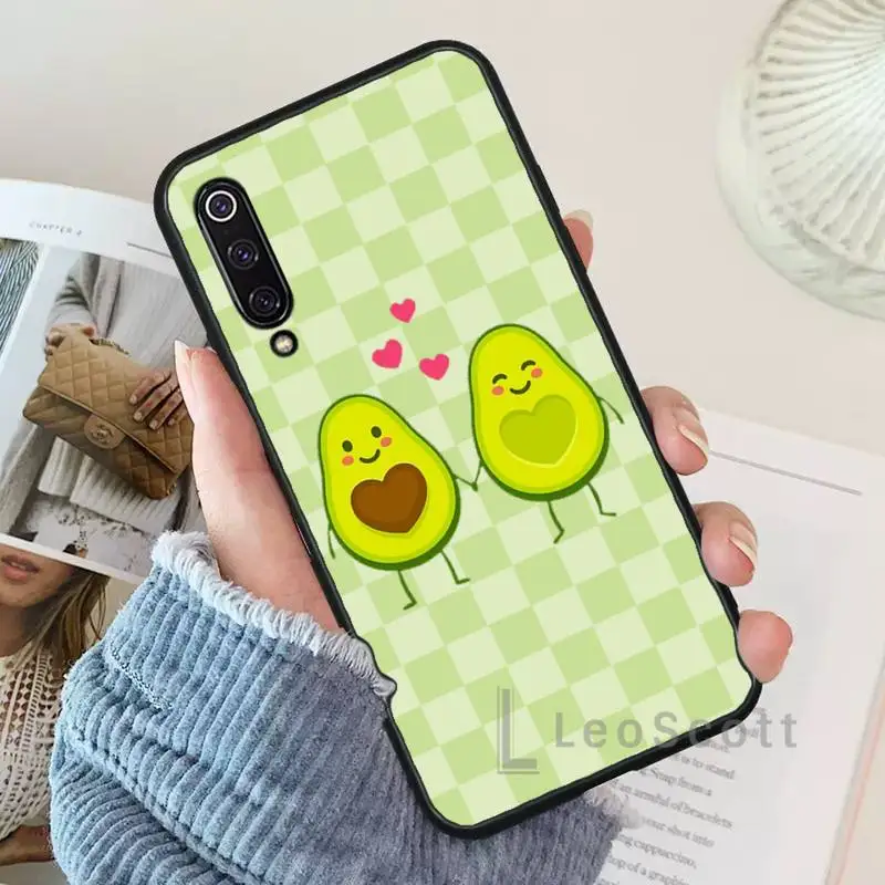 

cute cartoon Avocado Phone Case For Xiaomi Redmi 7 9t 9se k20 mi8 max3 lite 9 note 8 9s 10 pro
