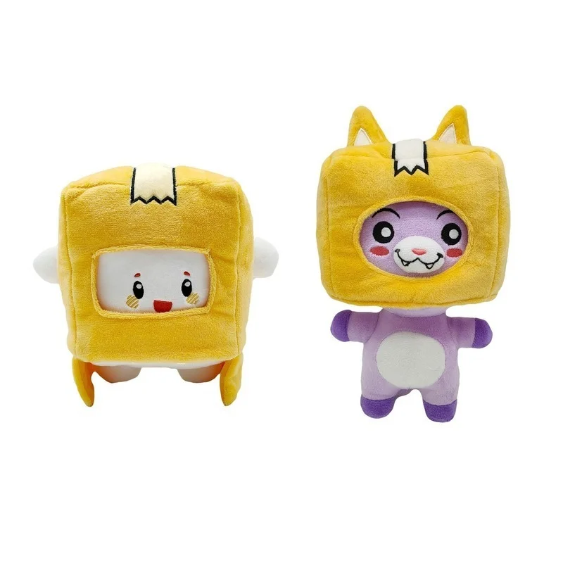 

Милые детские плюшевые игрушки Lankybox Boxy/Cat/Foxy/Rocky Kawaii мультяшный робот Мягкие Аниме плюшевые куклы игрушки для детей Подарки