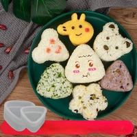 rice ball mould a triangle tool for animal model of sushi rice roll mould japanese sushi set kitchen tools