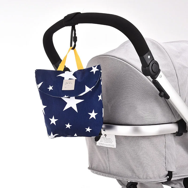 Сумка Органайзер для детской коляски водонепроницаемый вместительный крючок