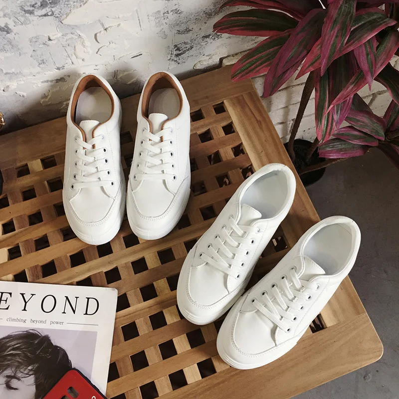 

Women Sneakers Fashion Shoes Spring Trend Casual Flats Sneakers Female New Fashion Comfort White Vulcanized Platform Shoes
