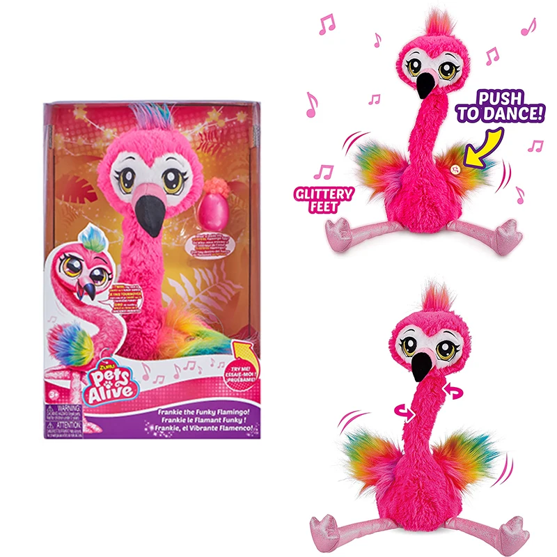 

Original Little Live Pets Gotta Go Flamingo Magic Toy Gifts Interactive Plush Toy Singing Dancing Talking With Sound Girl's Toy