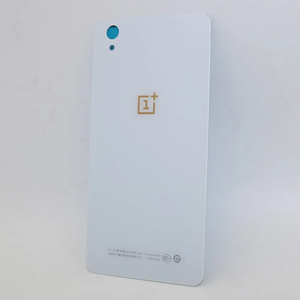 Оригинальное белое черное заднее стекло Замена для One Plus X OnePlus 1 + крышка батареи