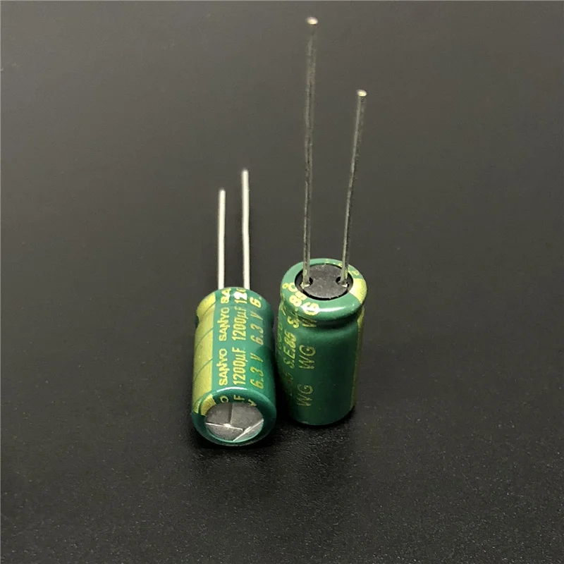 

100pcs 1200uF 6.3V SANYO WG Series 8x15mm Super Low ESR 6.3V1200uF motherboard Aluminum Electrolytic capacitor