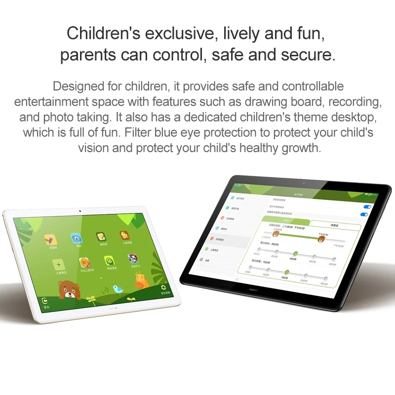 Huawei Mediapad Enjoy Tablet AGS2-W09 10.1 inch 3GB 4GB RAM 32GB 64GB ROM Android 8.0 Hisilicon Kirin 659 Octa Core Tablet PC
