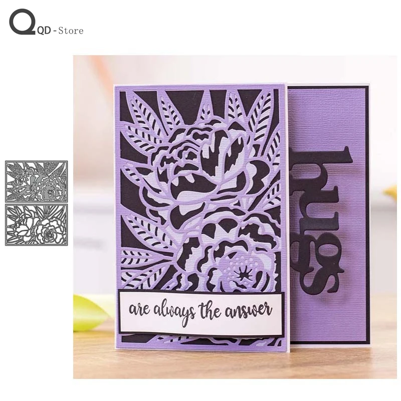 

Christmas Purple Chrysanthemum Metal Cutting Dies Scrapbooking Handmade Tools DIY Card Make Mould Model Craft Decoration