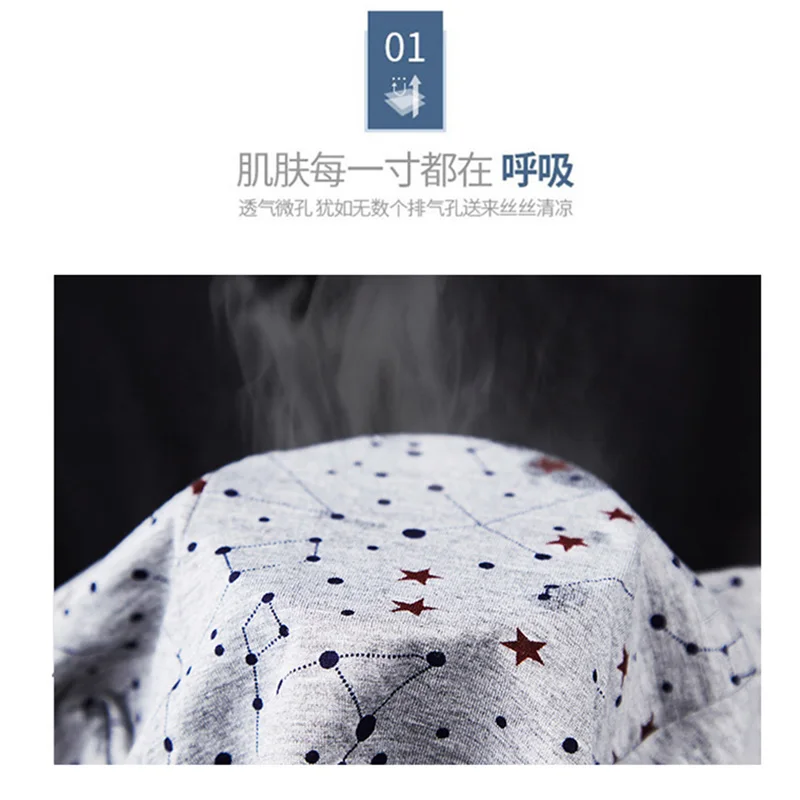 5 шт./лот нижнее белье из хлопка мужские боксеры с принтом мультфильма удобные