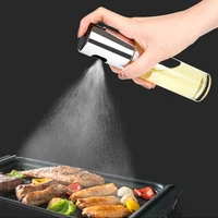 bbq sprayer kitchen stainless steel olive oil vitreous sprayer bottle pump oil pot barbecue cookware tools kitchen accessories