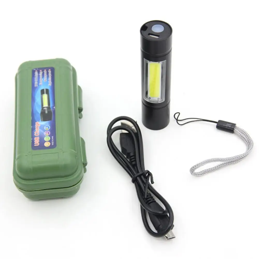 Многофункциональный светодиодный фонарик USB аккумуляторная батарея мощный XPE