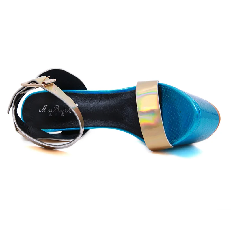 2019 женские летние туфли на высоком каблуке 17 см роскошные босоножки платформе 6