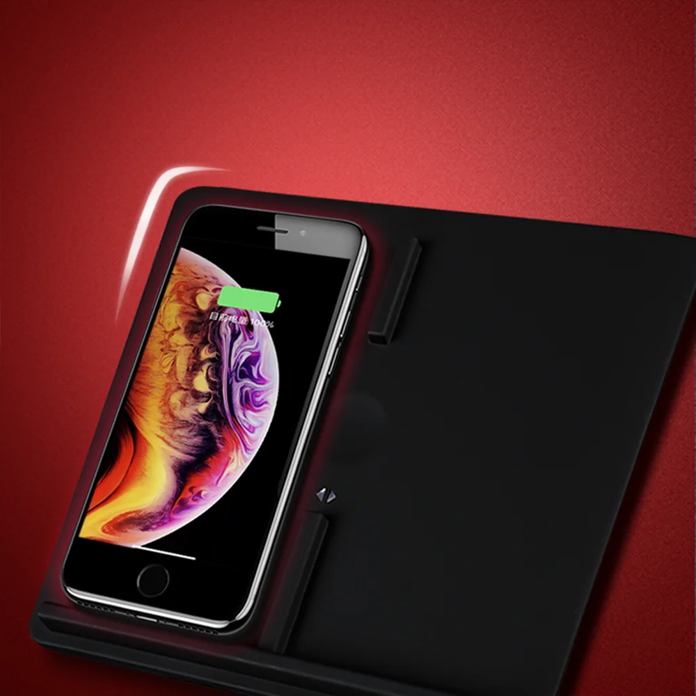 Новинка Беспроводное зарядное устройство Панель для быстрой зарядки iPhone Android с