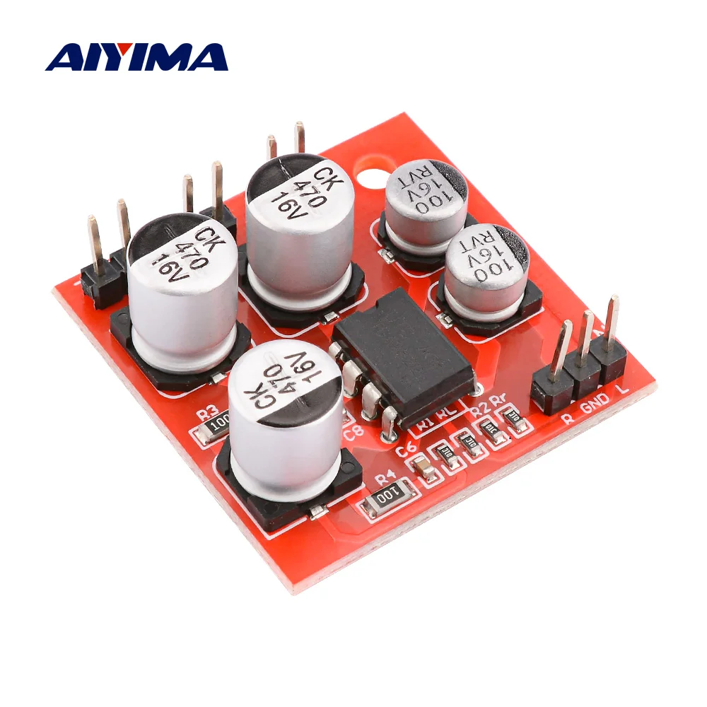 AIYIMA Mini TDA2822 усилитель мощности аудиоплата 2 0 стерео звуковой для колонки костной