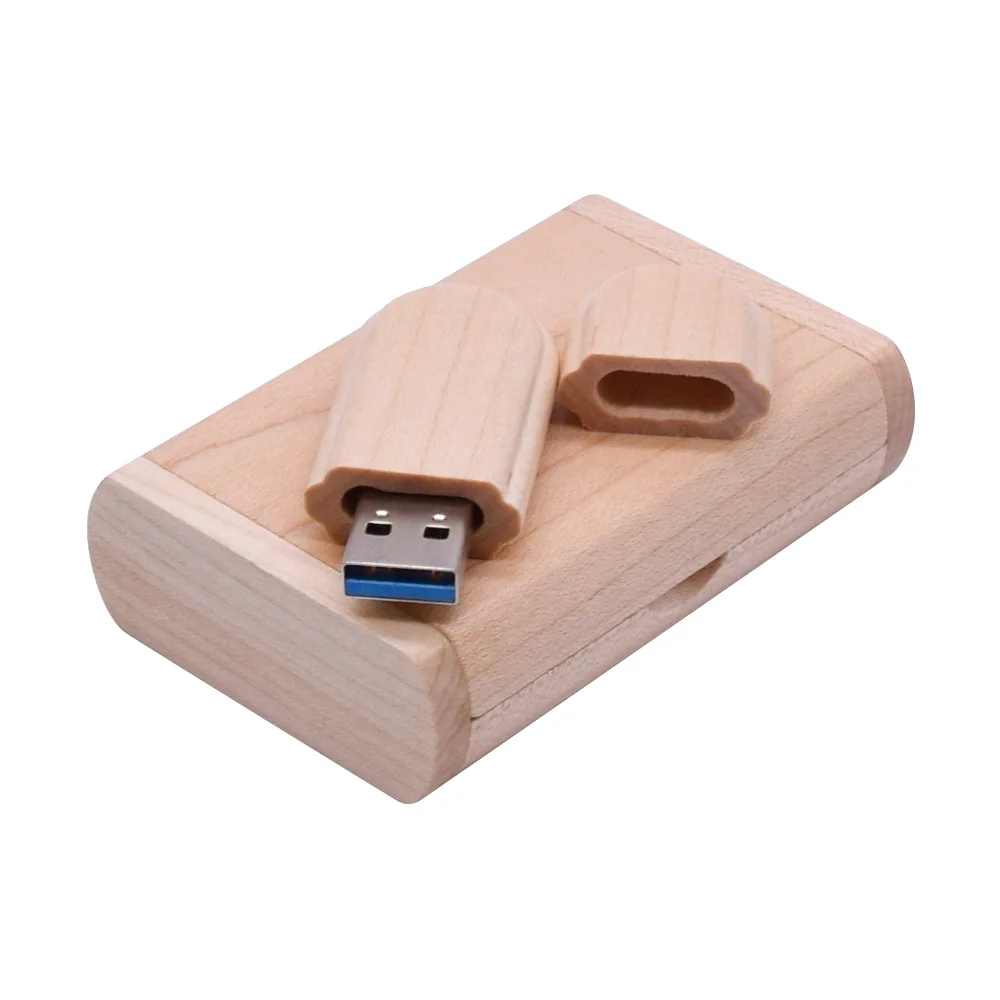 Новый деревянный Usb флеш-накопитель 3 0 с коробкой индивидуальный флэш-накопитель
