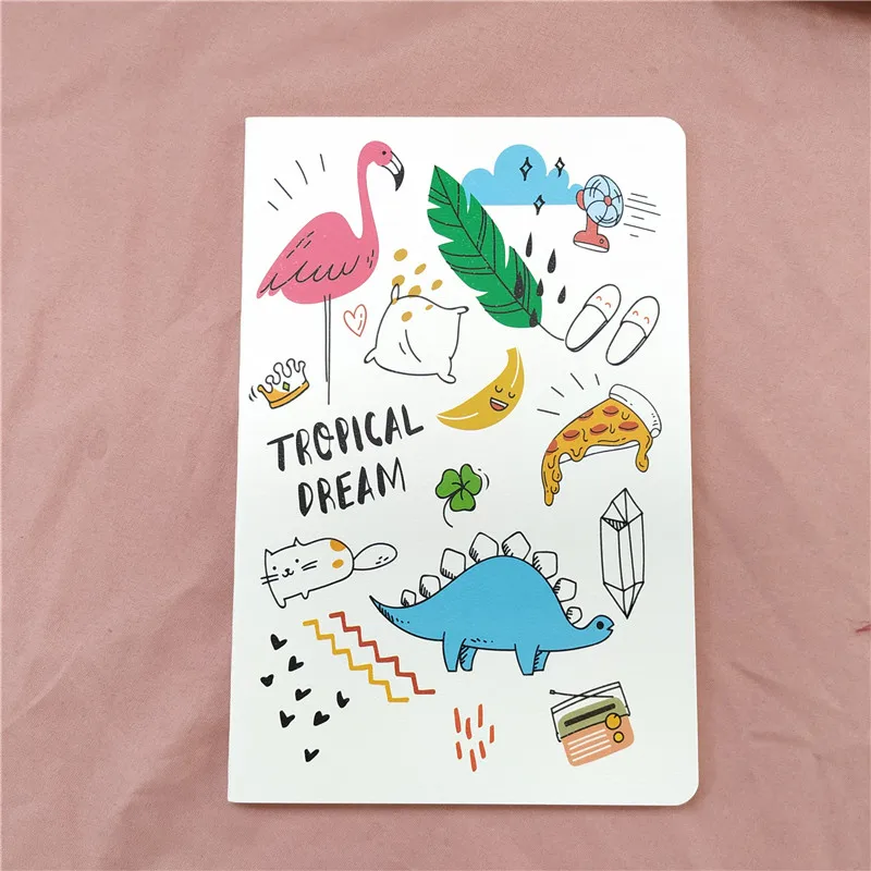 22 A5 блокнот,, Kawaii Bullet Journal, мягкая обложка, дневник, планировщик, альпака, милый офисный канцелярский блокнот с животными, бумага - Цвет: 22