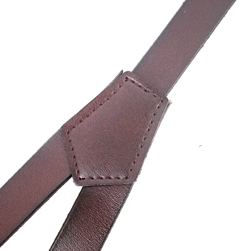 1 7 см модные высококачественные подтяжки из натурального спилка на пуговицах для