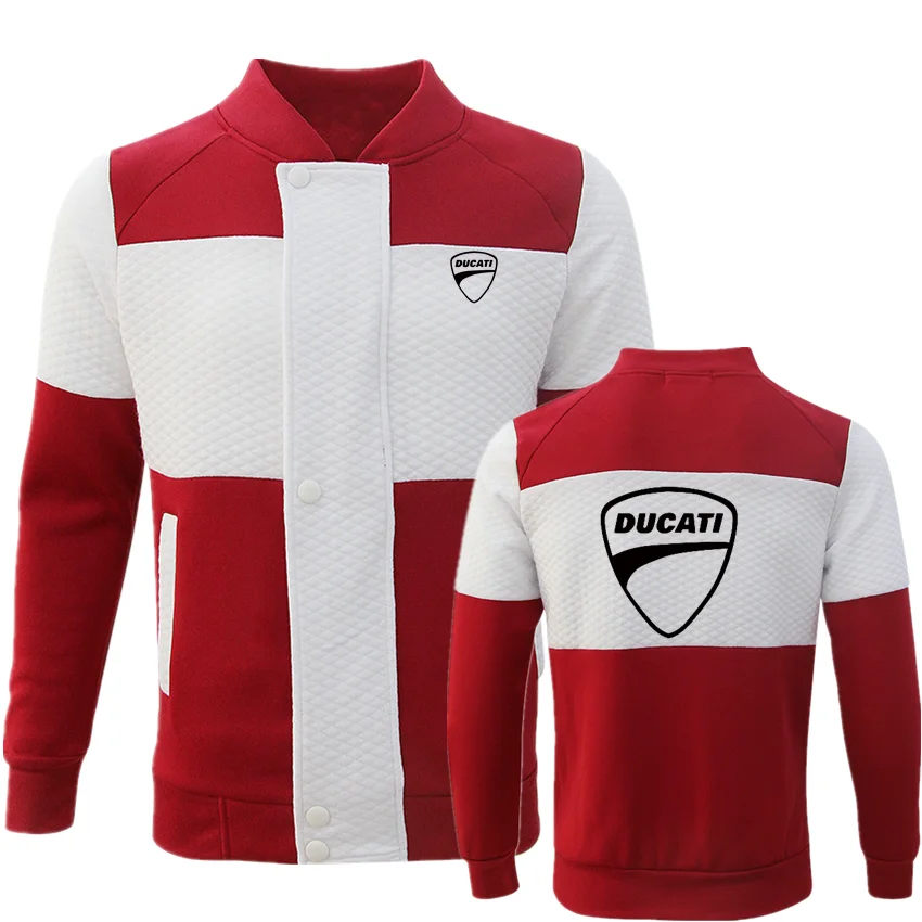 

2021 Ducati Logo Men's Jacket Casual High Quality Classic Motorcycle Bike Jacket Men's Thicken Printed Jacket Autumn Jacket mens