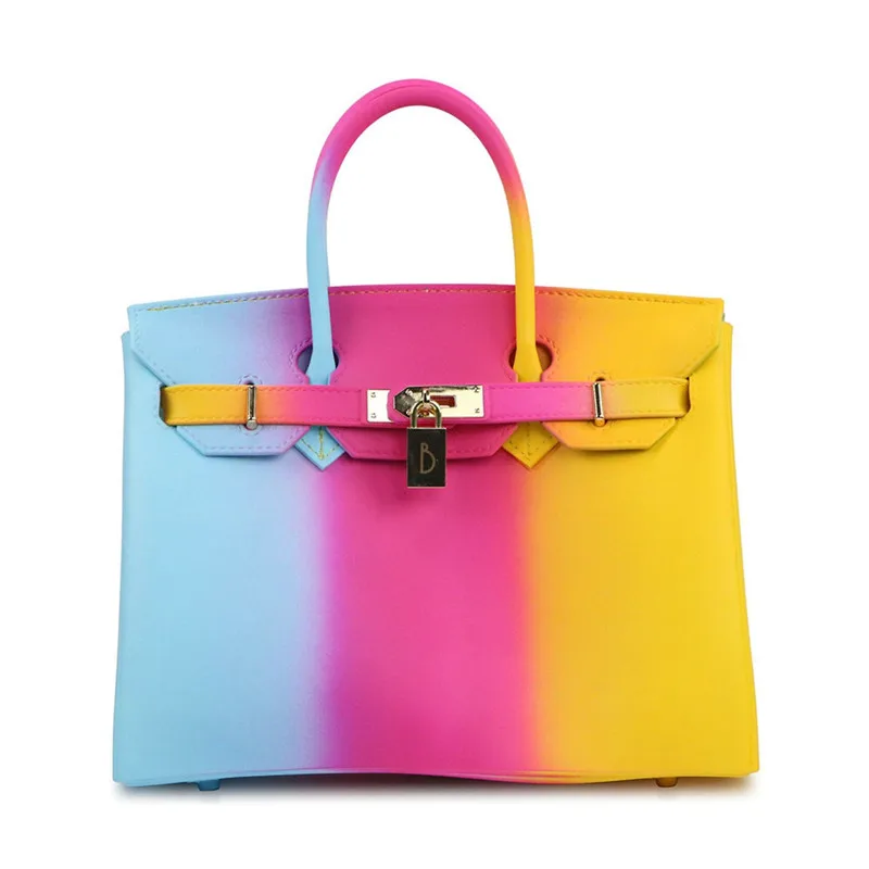 HOT! Fashion Jelly handbags for Womans Girls PVC shoulder bags Lady's Large size capacity totes Beach BAGS SMT112 | Багаж и сумки