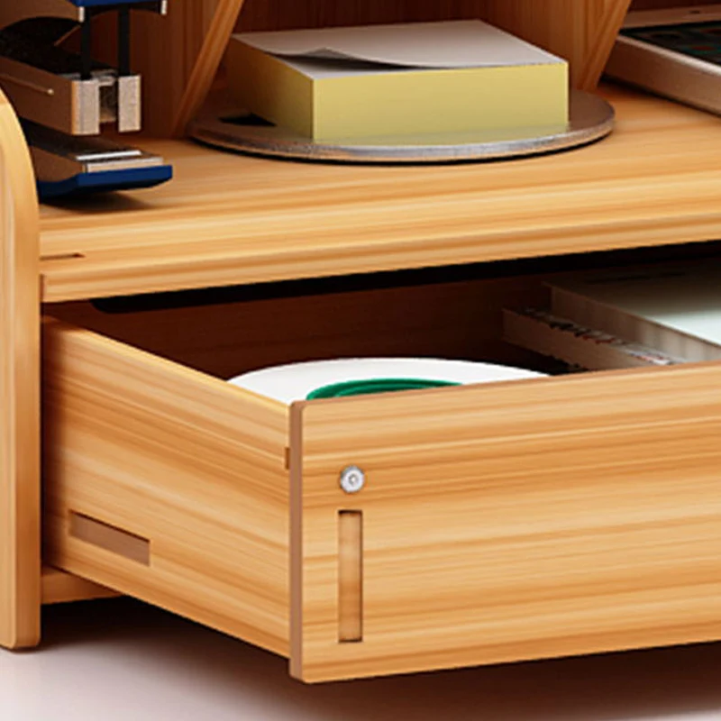 

Office Desk Organizer Desktop Pen Pencil Holder Container Storage Box Portable with Drawer DJA99