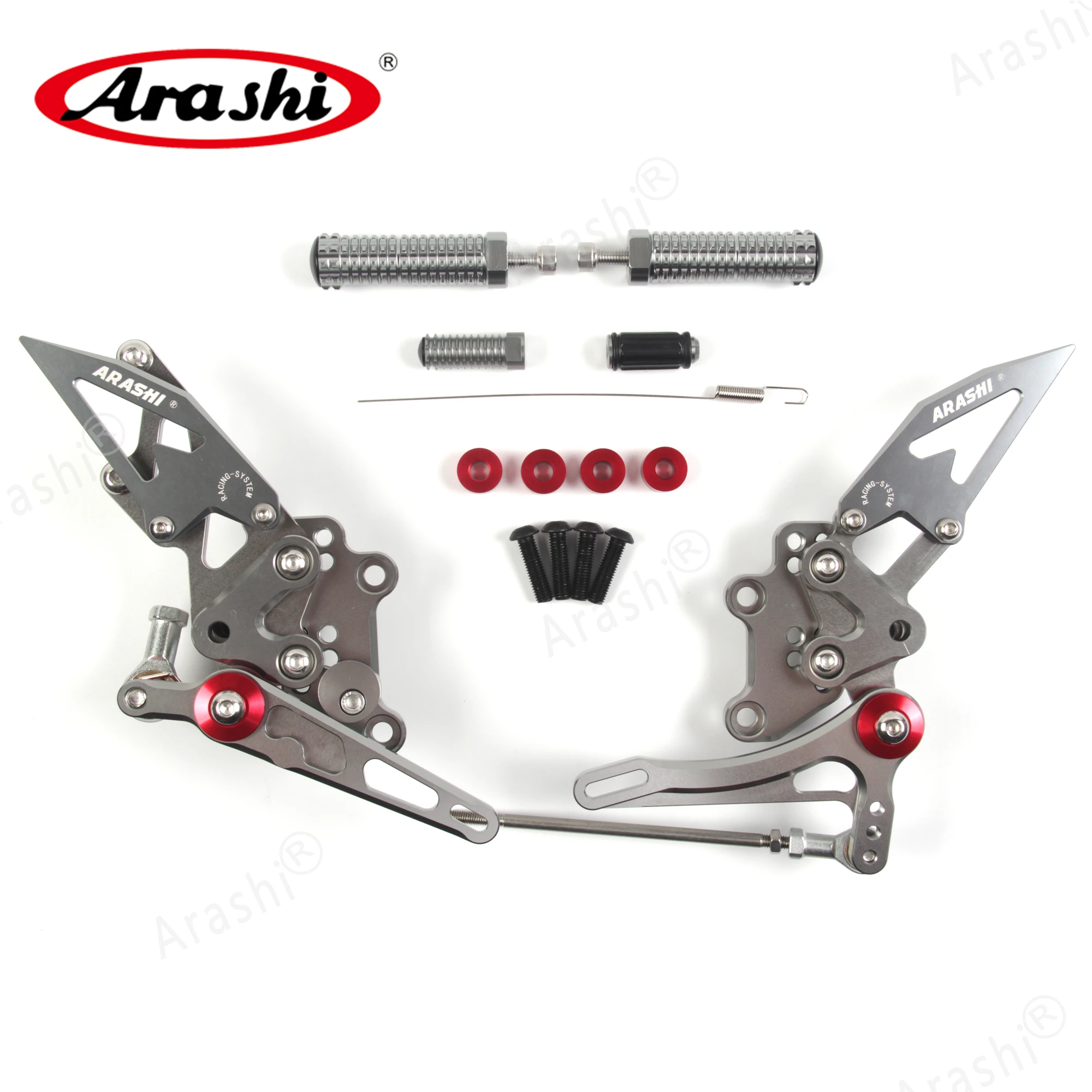 Регулируемая подставка для ног Arashi CNC NINJA 300 2013-2017 Rearset KAWASAKI EX300A задняя 2014 2015 16 |