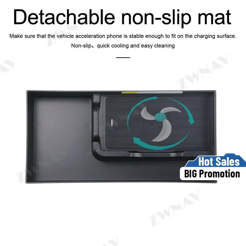 QI автомобильное инфракрасное Быстрое беспроводное зарядное устройство для Lexus