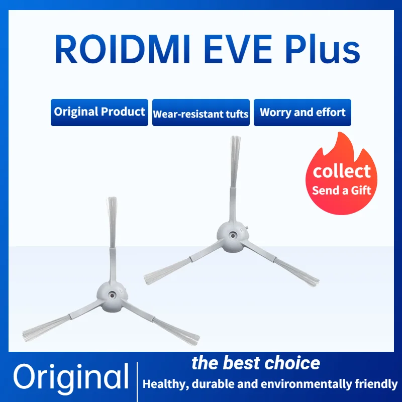 

Xiaomi original ROIDMI EVE Plus sweeping robot mopping cloth side brush main brush filter mesh dust bag vacuum cleaner accessori
