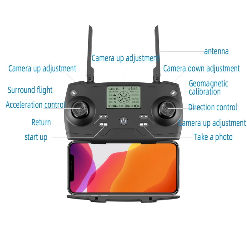 ICAT6 игрушки Дрон 4k дроны gps с камерой HD rc вертолет Профессиональный Дрон Селфи