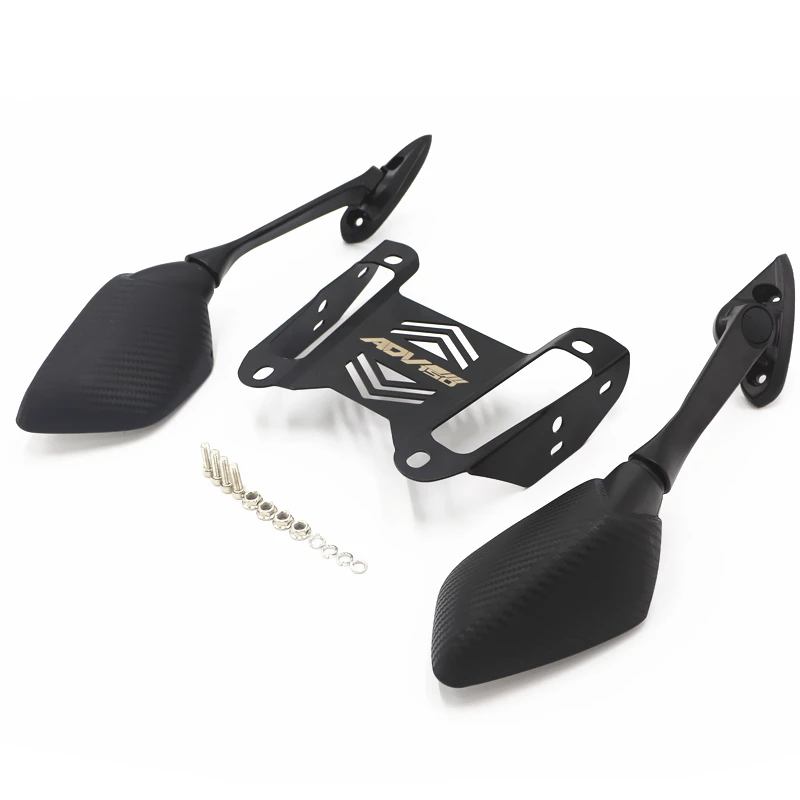 

Адаптер заднего зеркала мотоцикла фиксированный держатель стента зеркало заднего вида передний кронштейн для ADV150 ADV 150 2019 2020 аксессуары