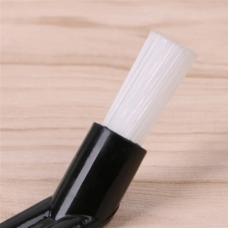 

Coffee Machine Brush Black Italian Semi-automatic Coffee Machine Cleaning Brush Plastic Handle Nylon Bristle Filter Net Cleaner