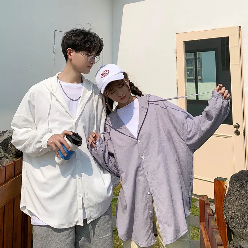 

2021 Summer Men Women Lightweight Jackets Men Quick Dry Resistant Skin Thin Coat Anti UV Jacket Male Sun Protection Hooded Shirt