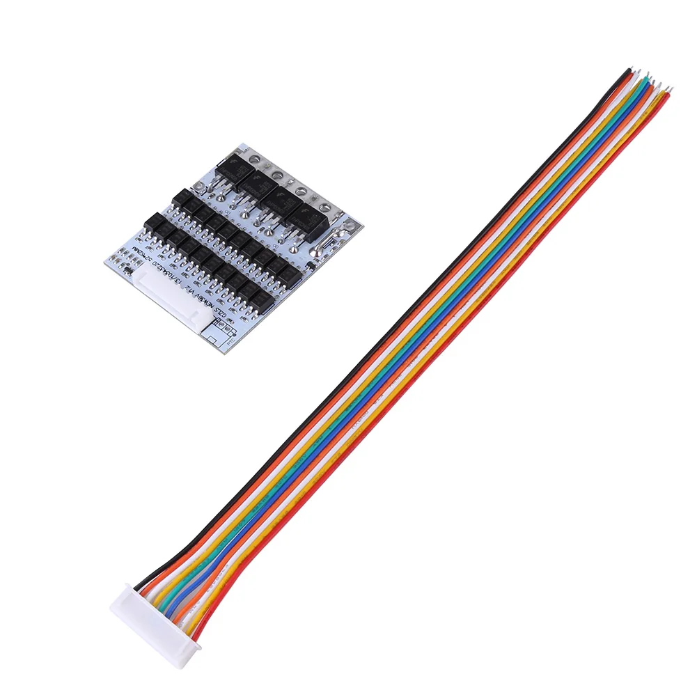 Защитная плата BMS для литий ионных аккумуляторов 10S 36 В 40 А с функцией