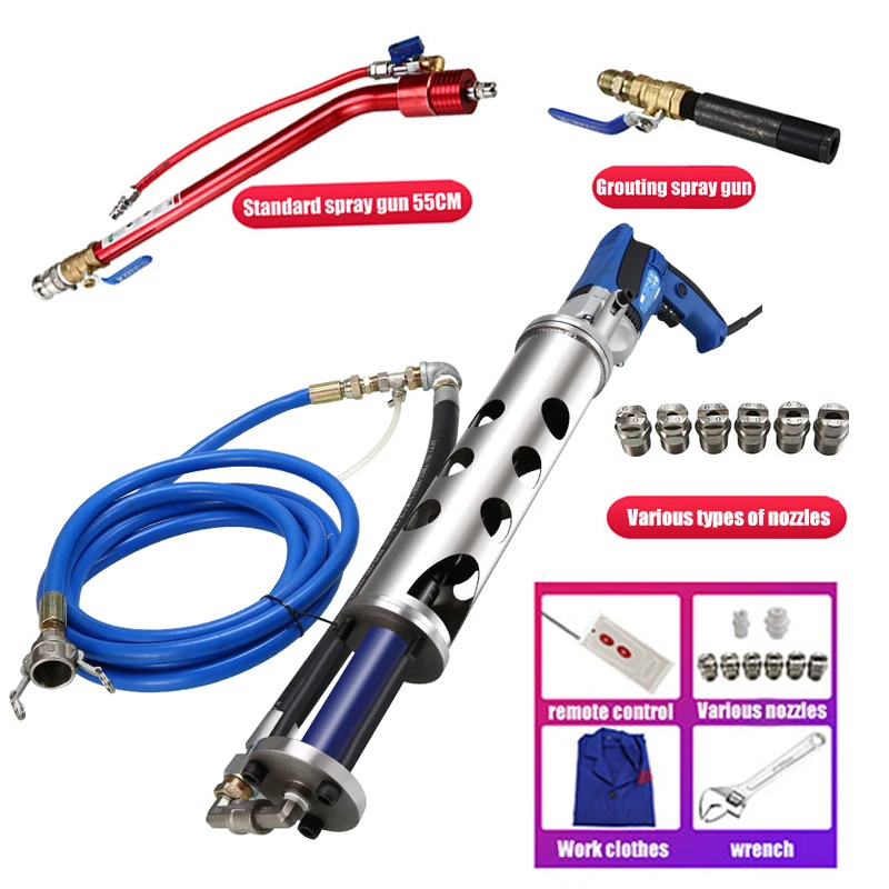 

1500W Putty Spray Machines Professional Airless Spraying Machine Paint Sprayer Powder Latex Painting Porable