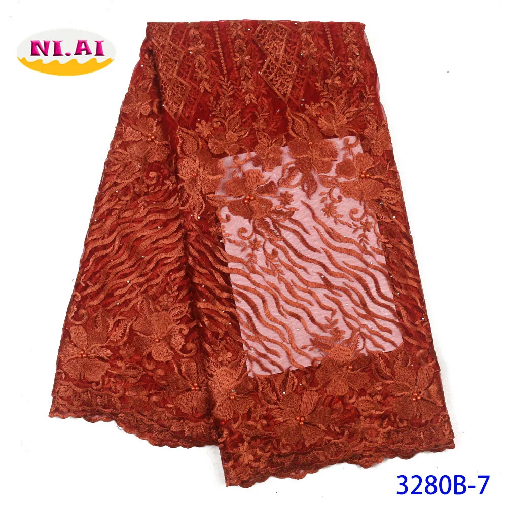 Нигерийская кружевная ткань 2020 хорошее качество африканская сетчатая лента с