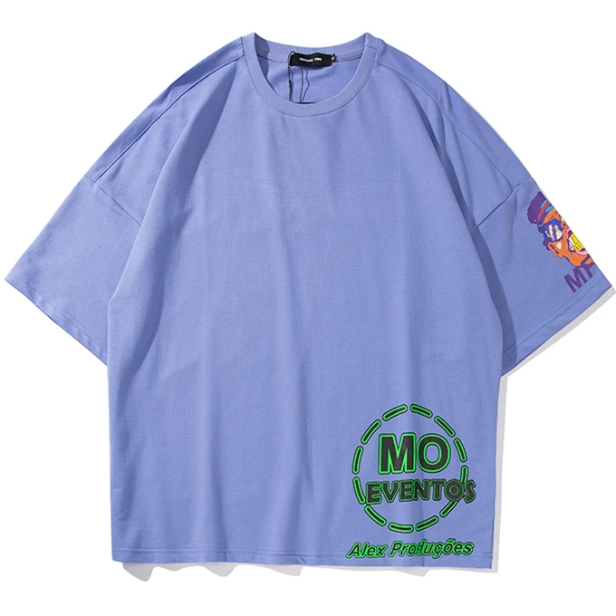 Harajuku Граффити футболка толстовка мужская с буквенным принтом хип-хоп Короткие