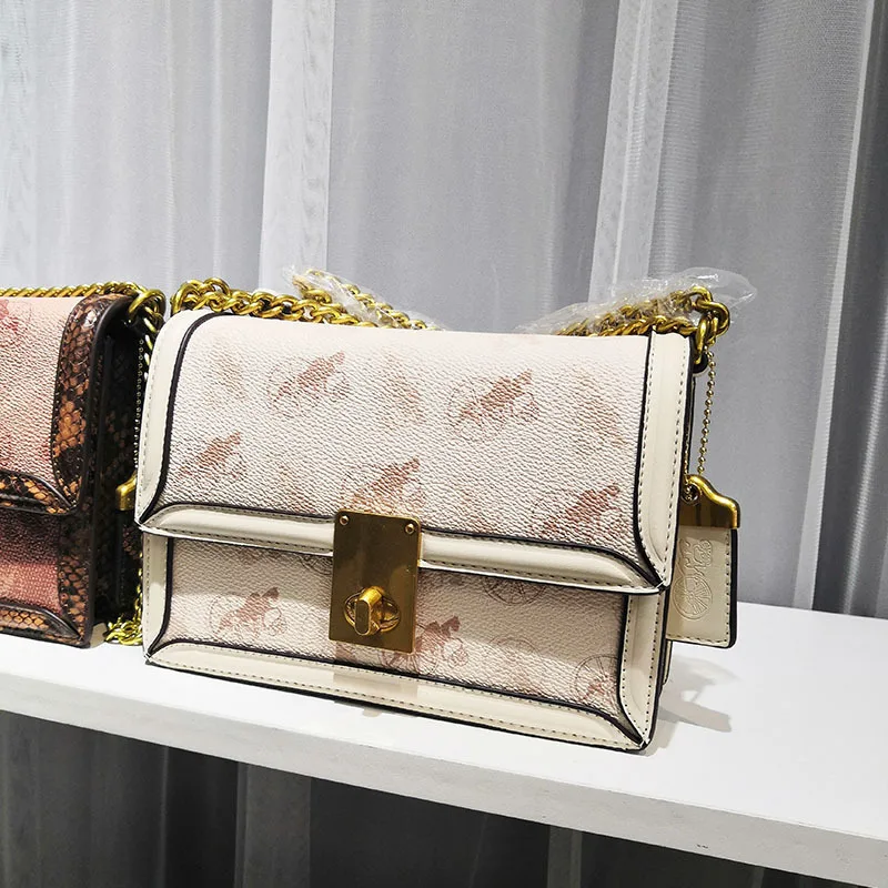 

High-quality serpentine Hatton Bag 2021 New Fashion Lady's Chain Luxury Brand Crossbody Shoulder Bag Purses and Handbags Cc G