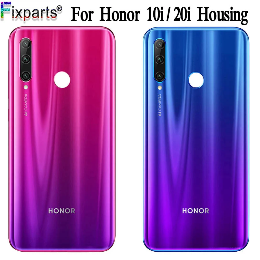 

For 6.21" Huawei Honor 20 i Back Battery Cover Honor 10i 20i Rear Door Housing Case For Honor 10i Back Cover Replacement