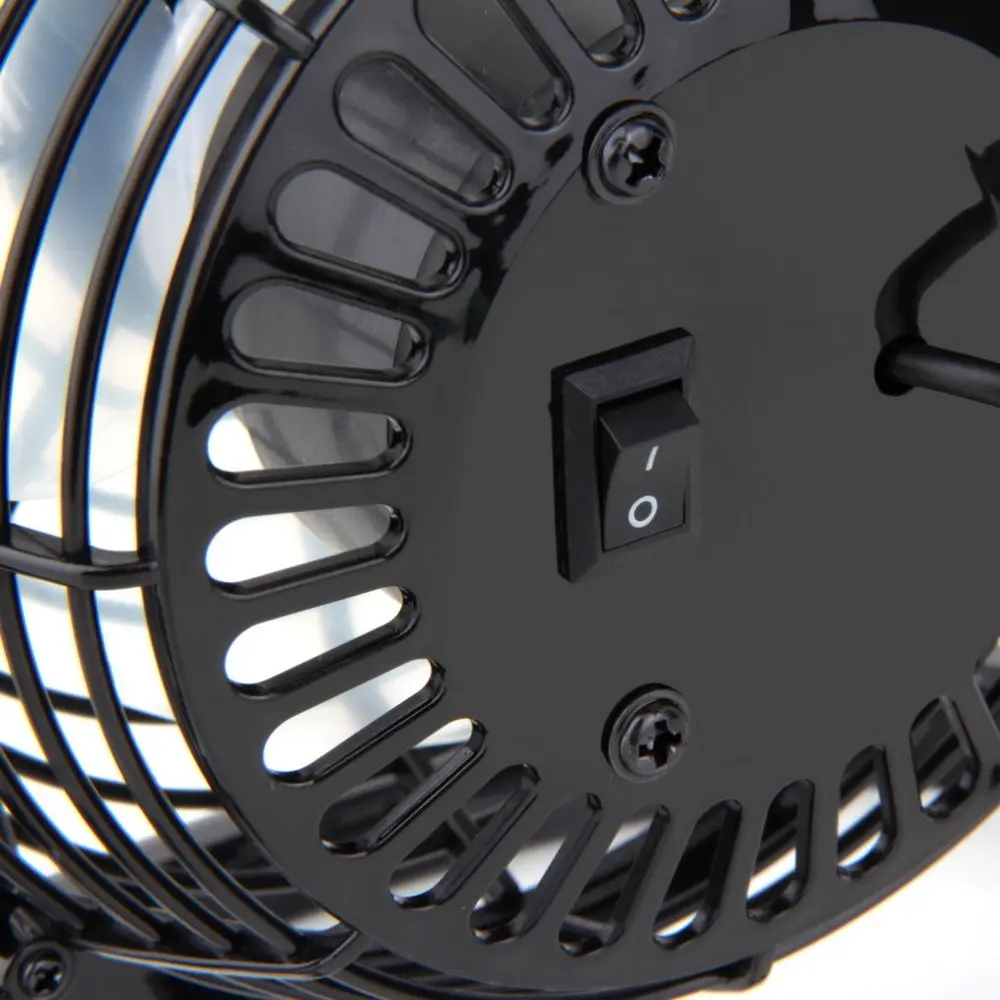 

Car Portable DC 5V Small USB 4 Blades Cooler Cooling Fan USB Mini Fans Operation Super Mute Silent