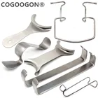 Стоматологический имплантат, Ретрактор для губ и щек, ортодонтический хирургический инструмент для отбеливания зубов, из нержавеющей стали, автоклавируемый