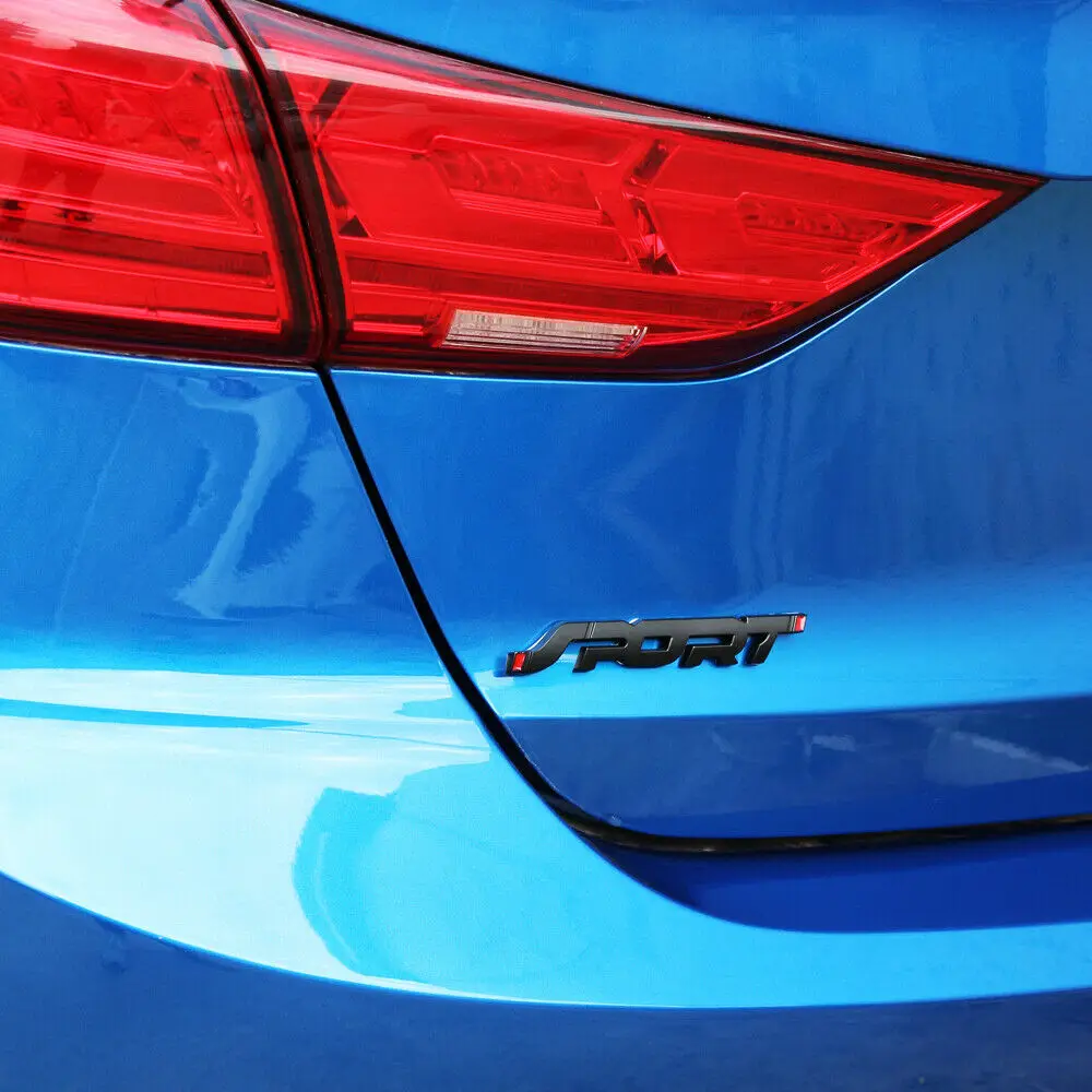 1 шт. Стайлинг автомобиля металлический 3D хромированный серебристый/черный