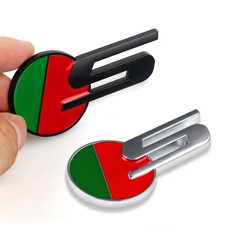 3D автомобильный Стайлинг металлическая буква S британский флаг наклейка эмблема