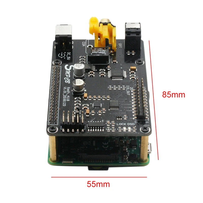 Для Raspberry Pi Ak4118 коаксиальный I2S оптический цифровой интерфейс для Dsd Dac звуковой